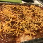 Vegetarian bean burrito casserole freezer meal