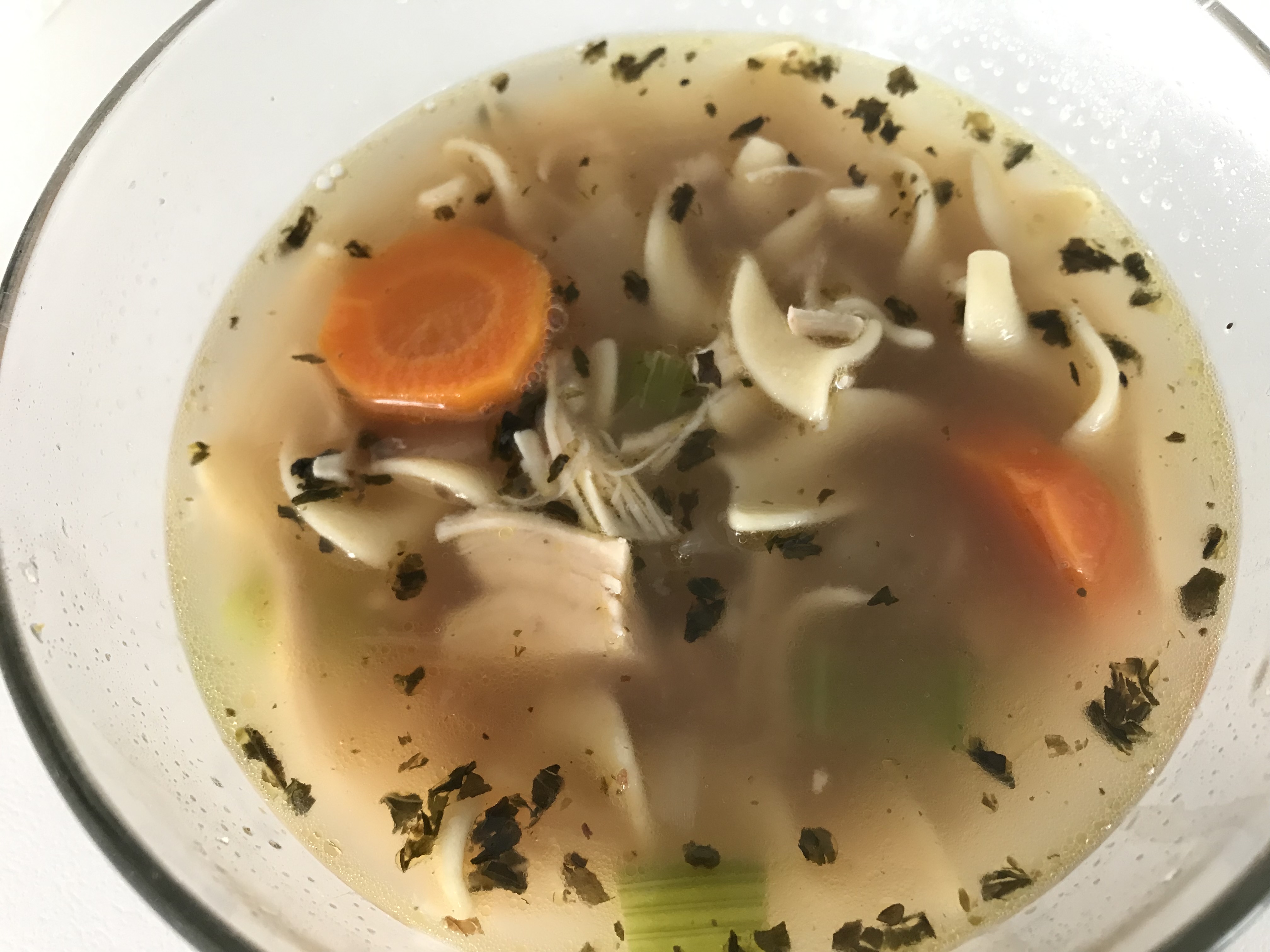 Simple Chicken Noodle Soup {Freezer-Friendly}
